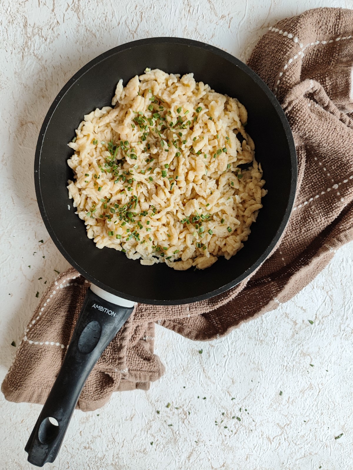 Hausgemachte Spätzle (Eiernudeln) - alt