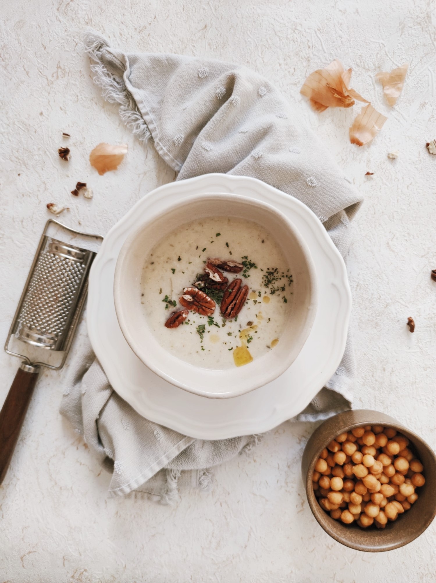 Cremige Blumenkohl Suppe