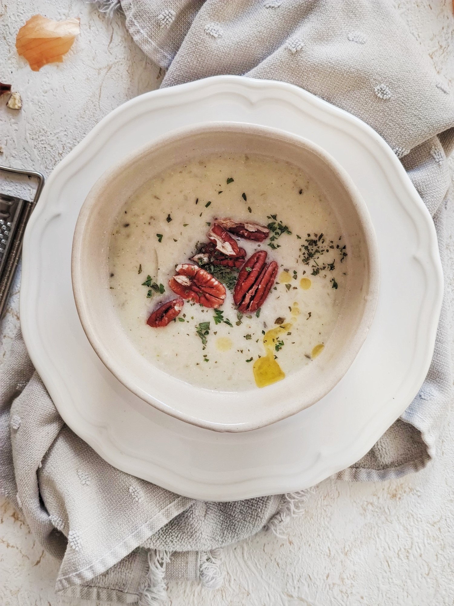 Cremige Blumenkohlsuppe - Cremige Blumenkohl Suppe