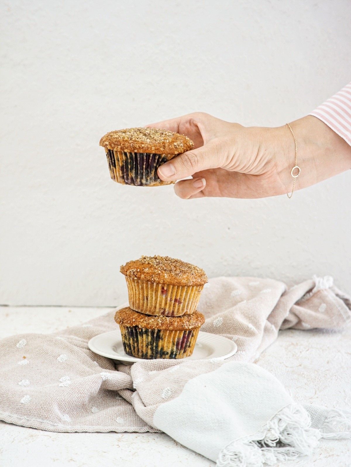 Muffins mit Beeren und Streusel Topping - Title of the Recipe