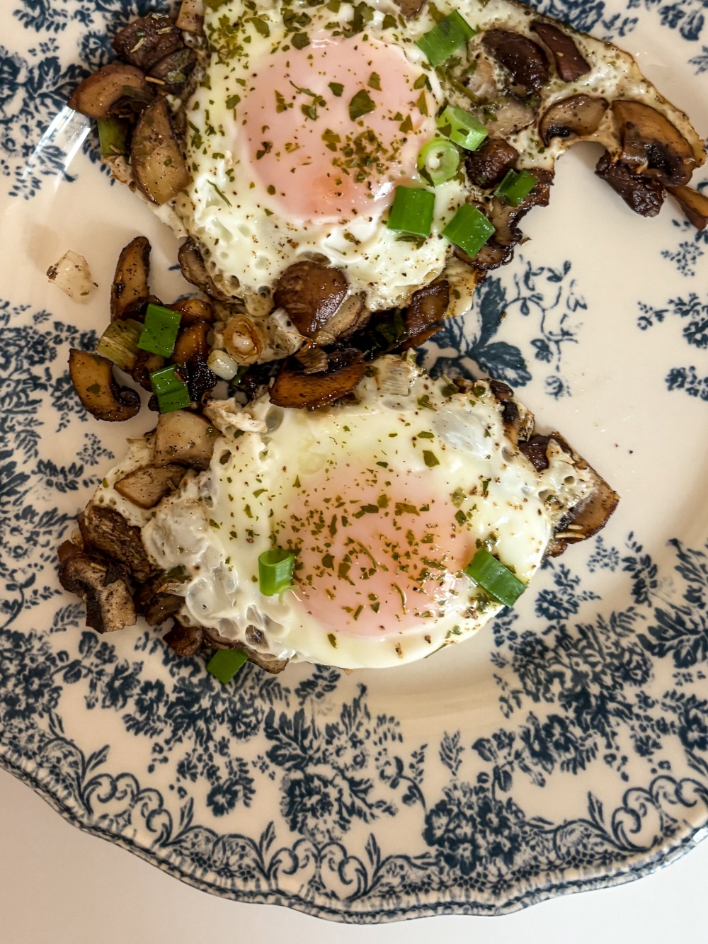 One Pan Mushroom with Fried Egg - One Pan Mushroom with Fried Egg