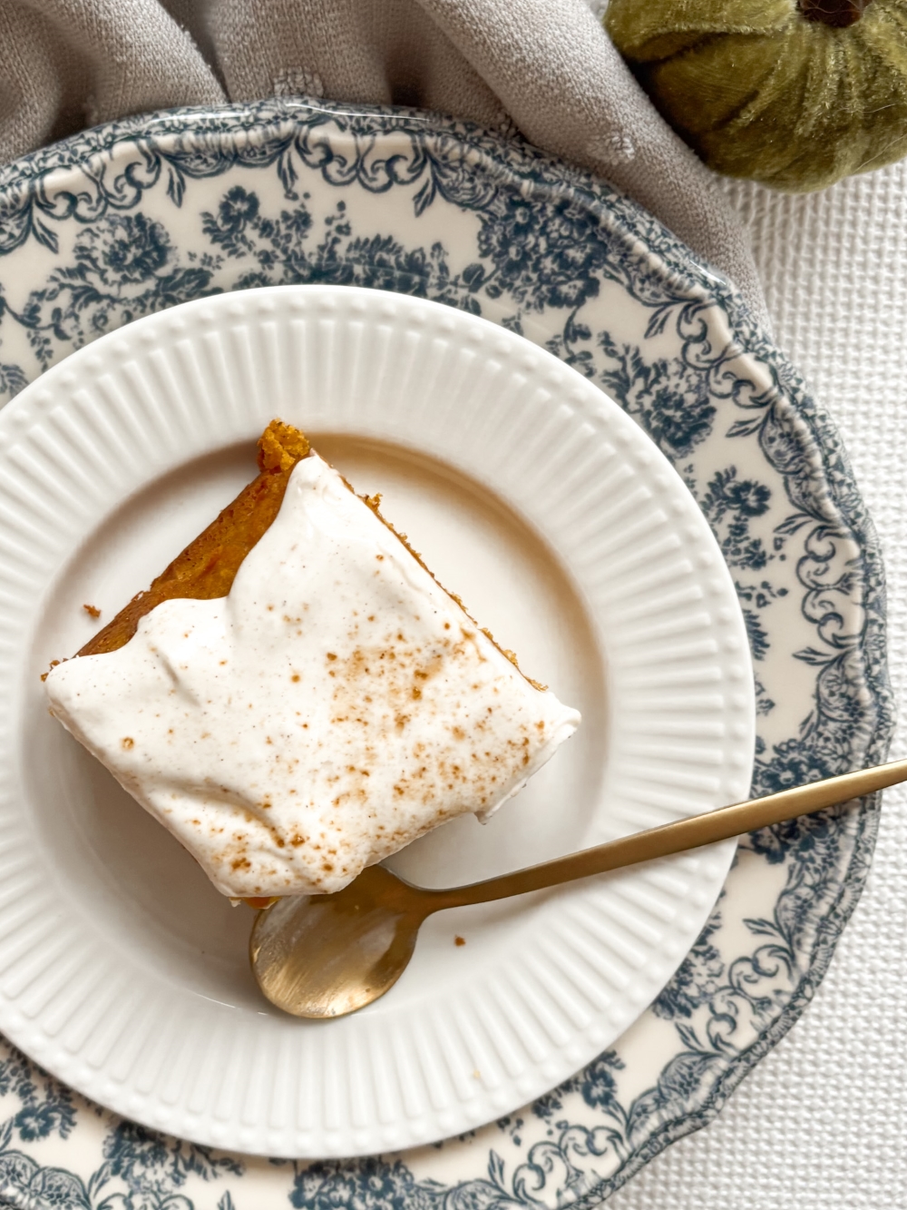 Pumpkin Bars  - Pumpkin bars with cream cheese frosting 