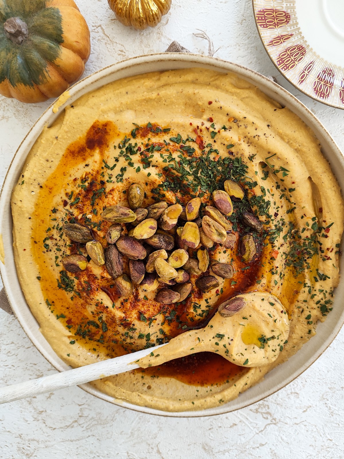 Kürbis Hummus - Pumpkin humus