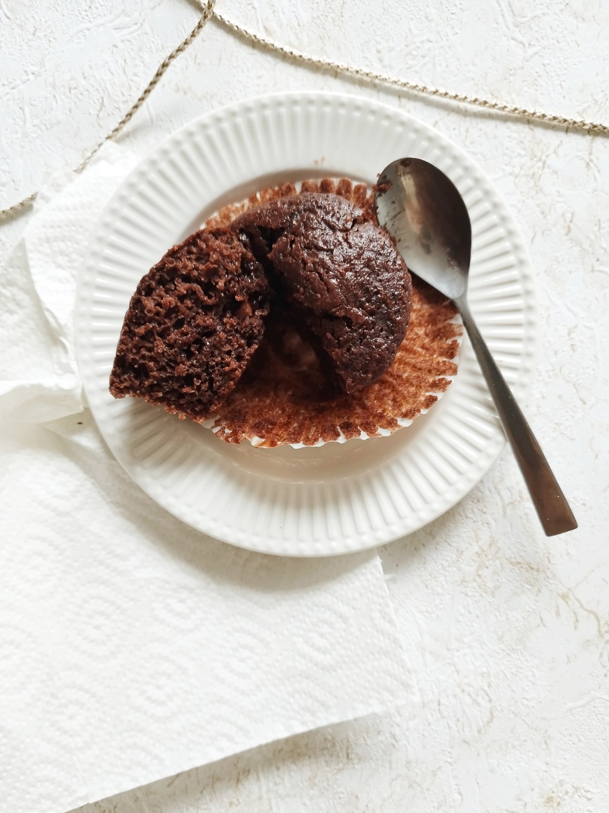 Zucchini Muffins with Chocolate - Zucchini Muffins with chocolate on a plate