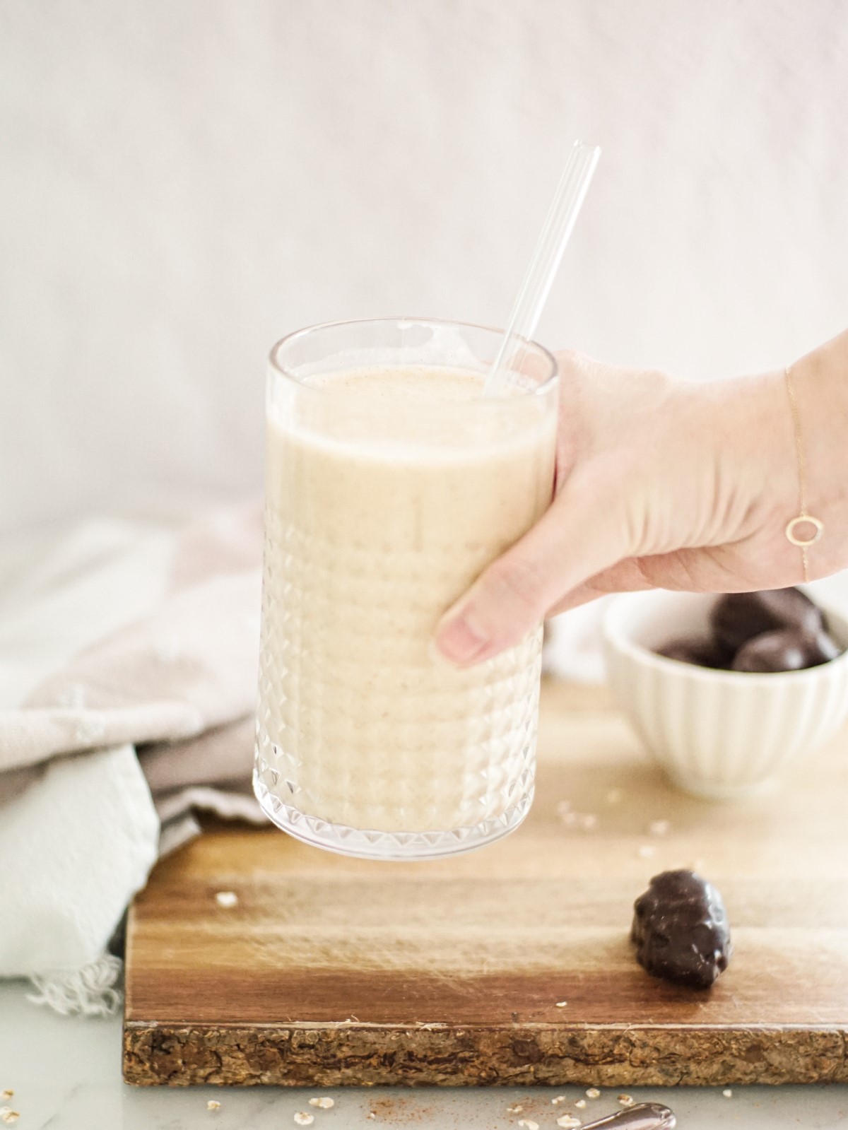 Banana Smoothie with Peanut Butter  - alt