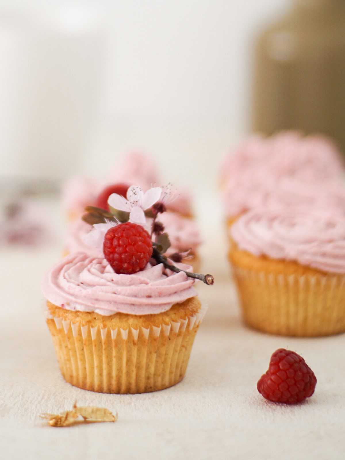 Leckere Himbeer-Cupcakes - Title of the Recipe