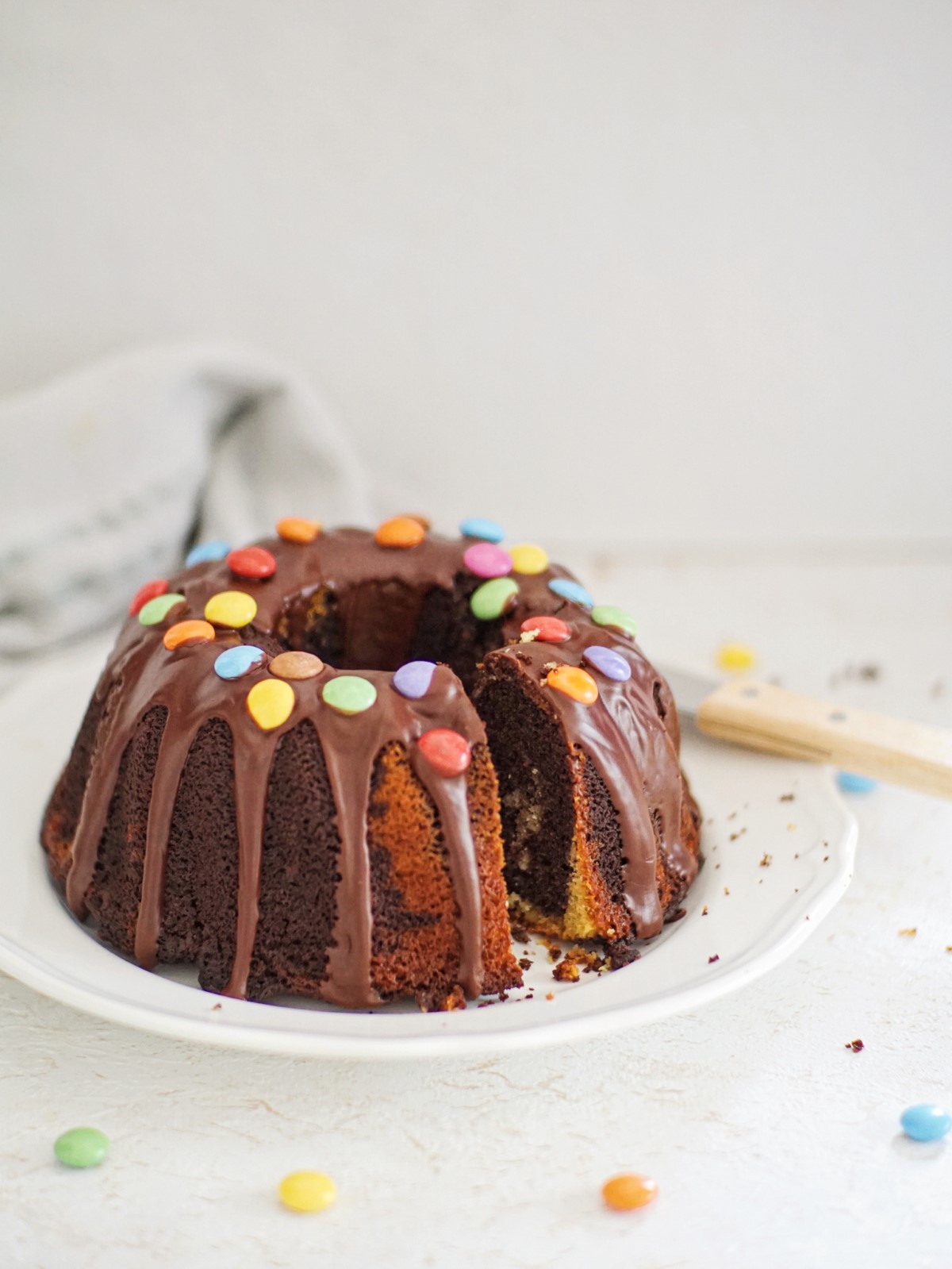 Chocolate Marble Cake  - Title of the Recipe