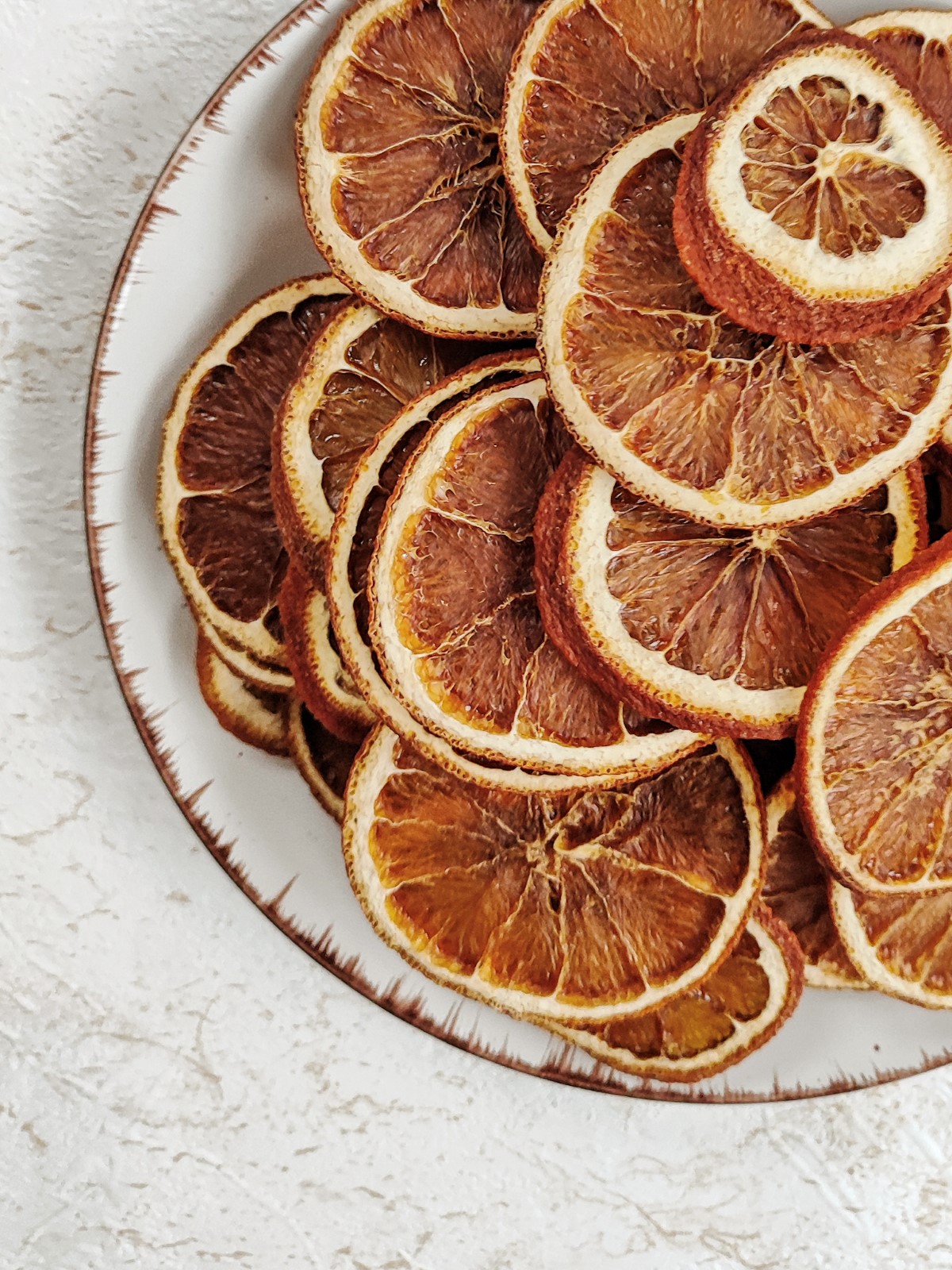 Dehydrierte Orangen - dehydrated citrus