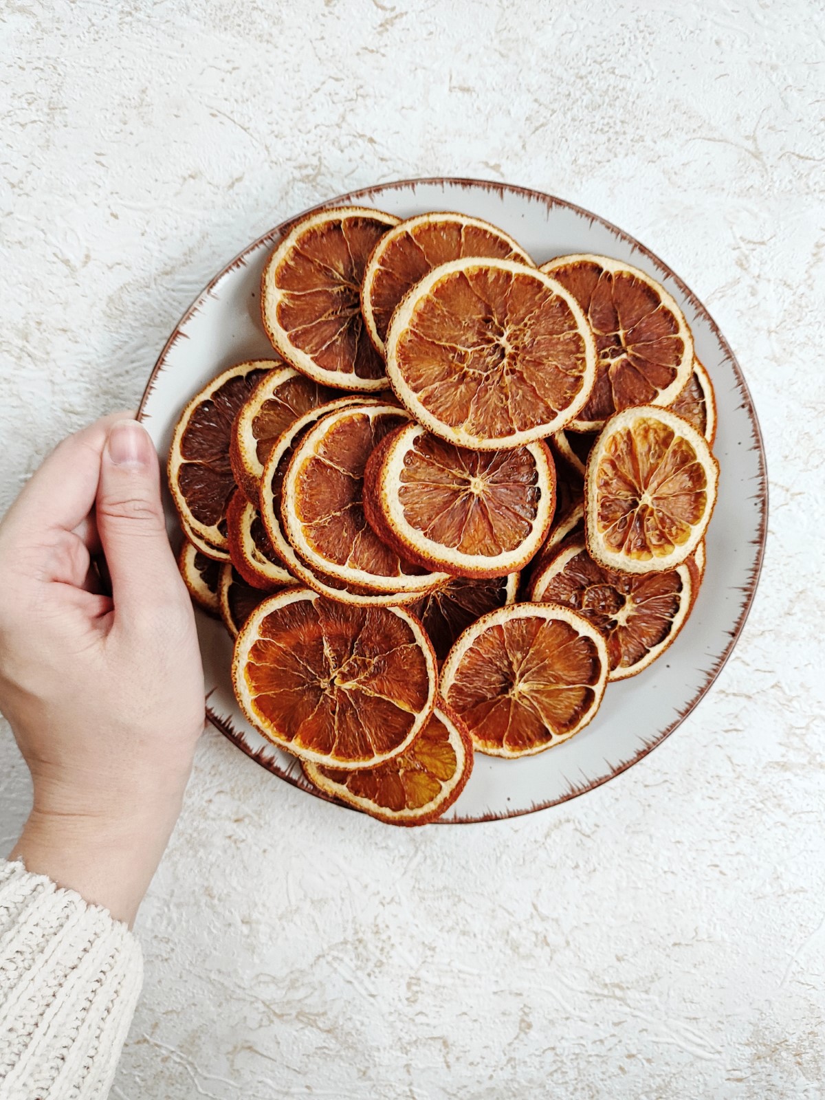 Dehydrierte Orangen - dehydrated citrus