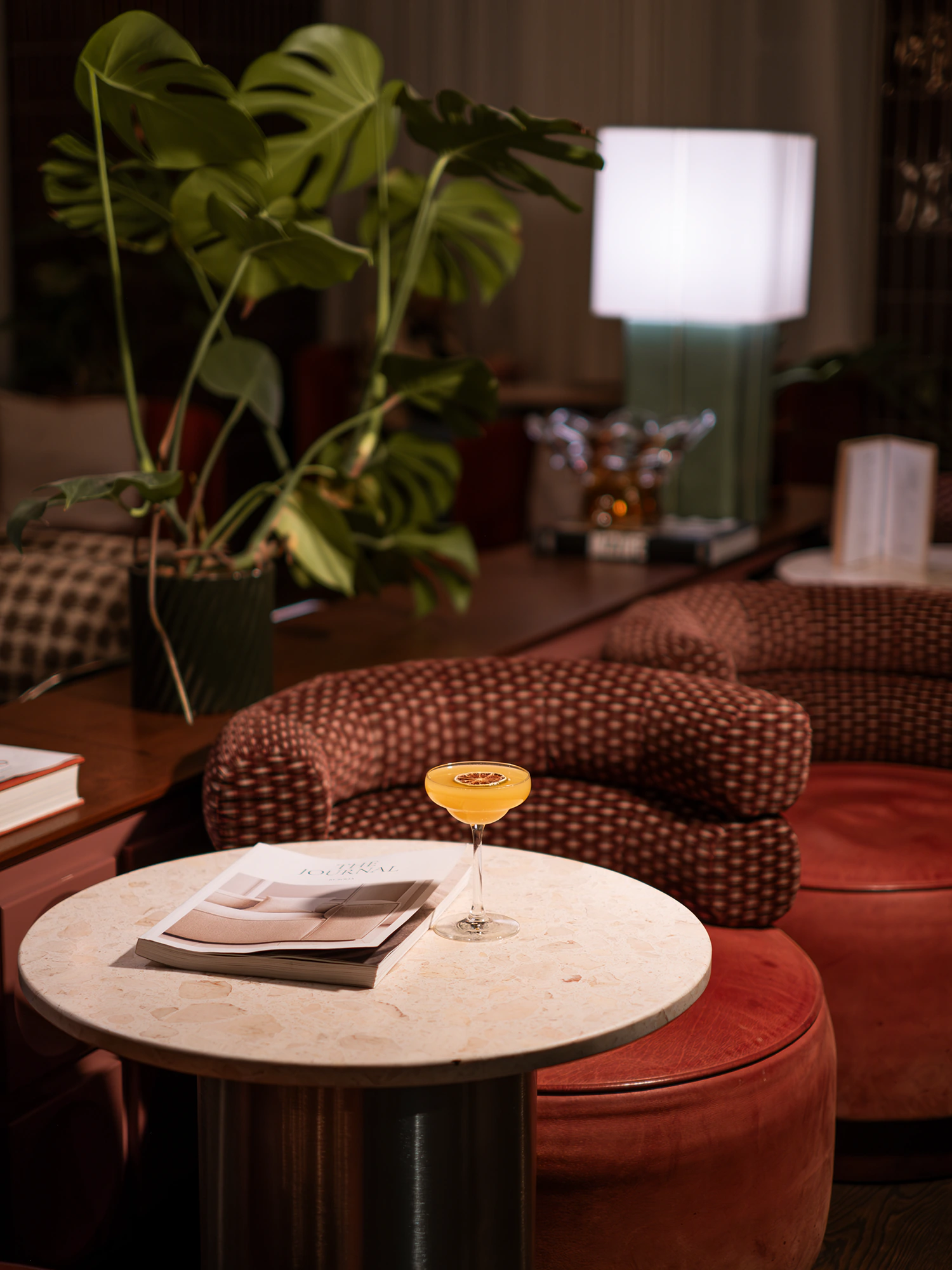 cocktail in the Hoxton Brussels lounge