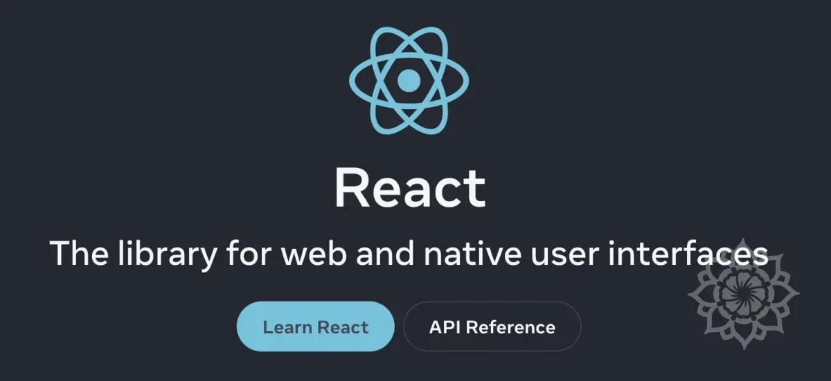 리액트 공식 베너