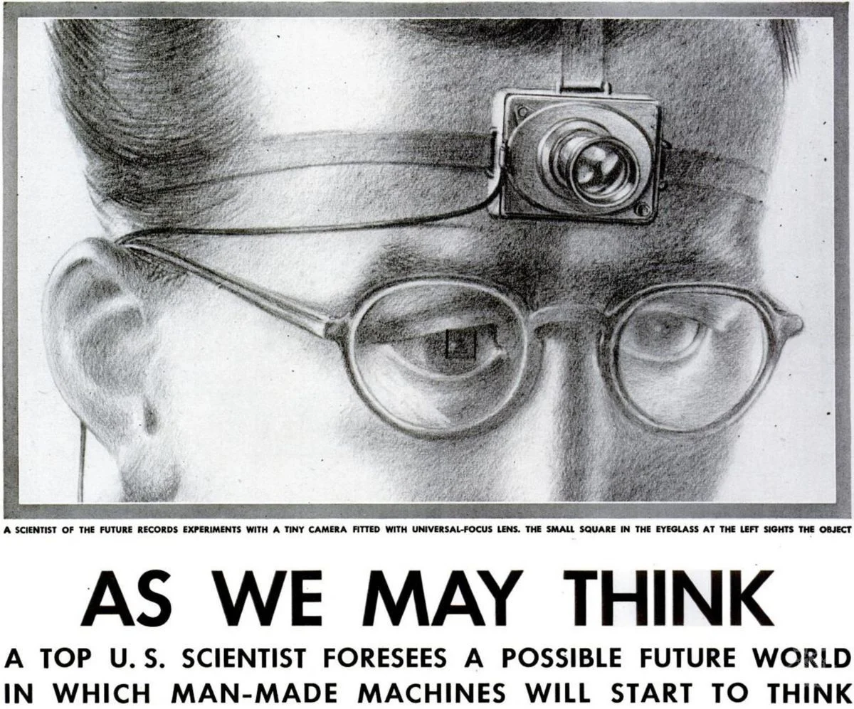당시에 투고한 as we may think 이미지