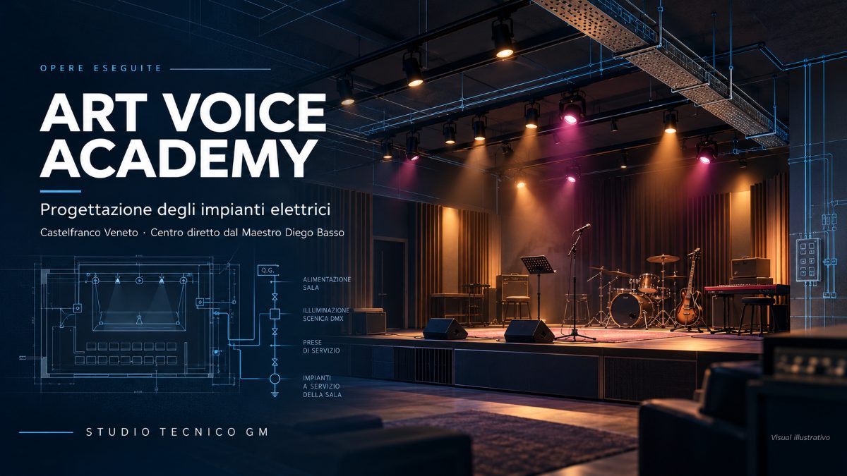 Impianto elettrico e scenografico Accademia musicale