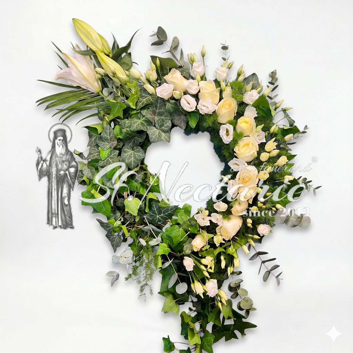 Aranjament funerar iederă