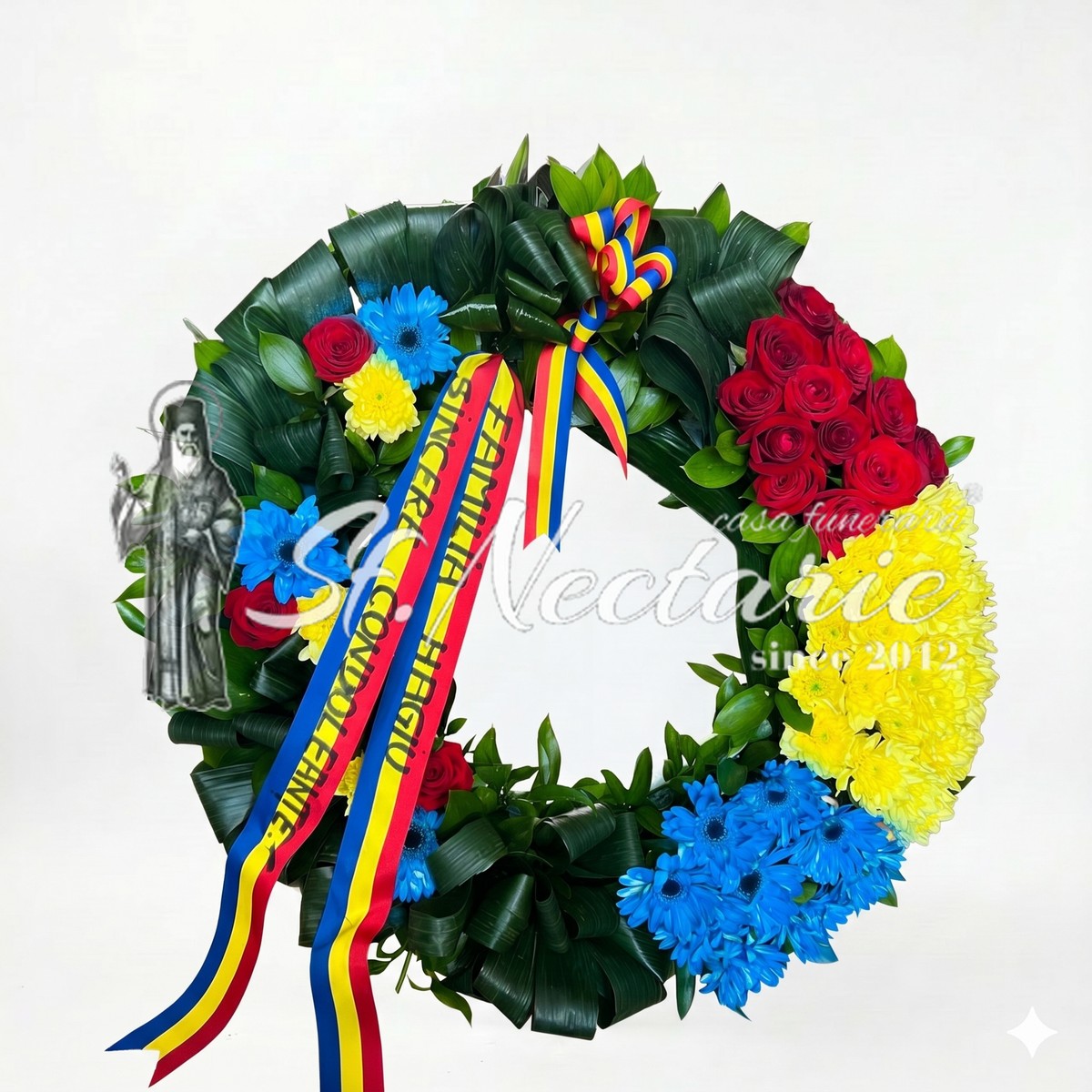 Coroană funerară eroi România