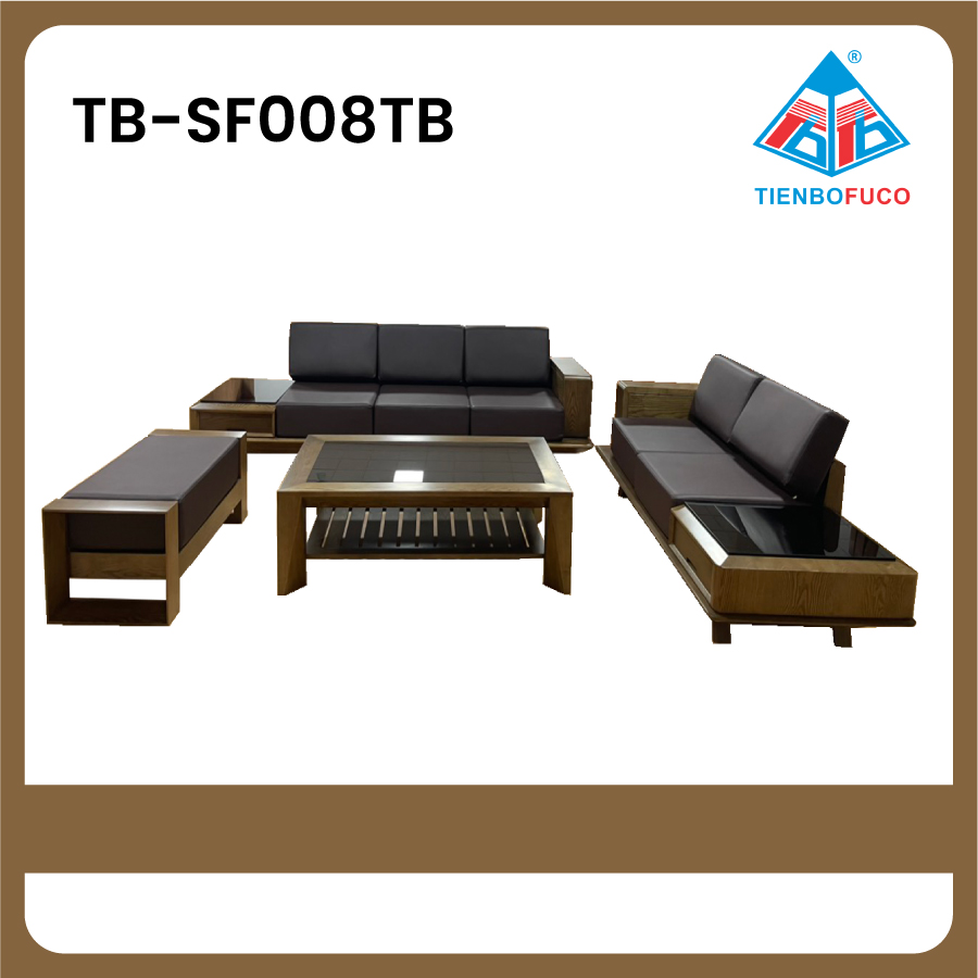 Bộ bàn ghế SOFA gỗ Tần Bì TB-SF008TB