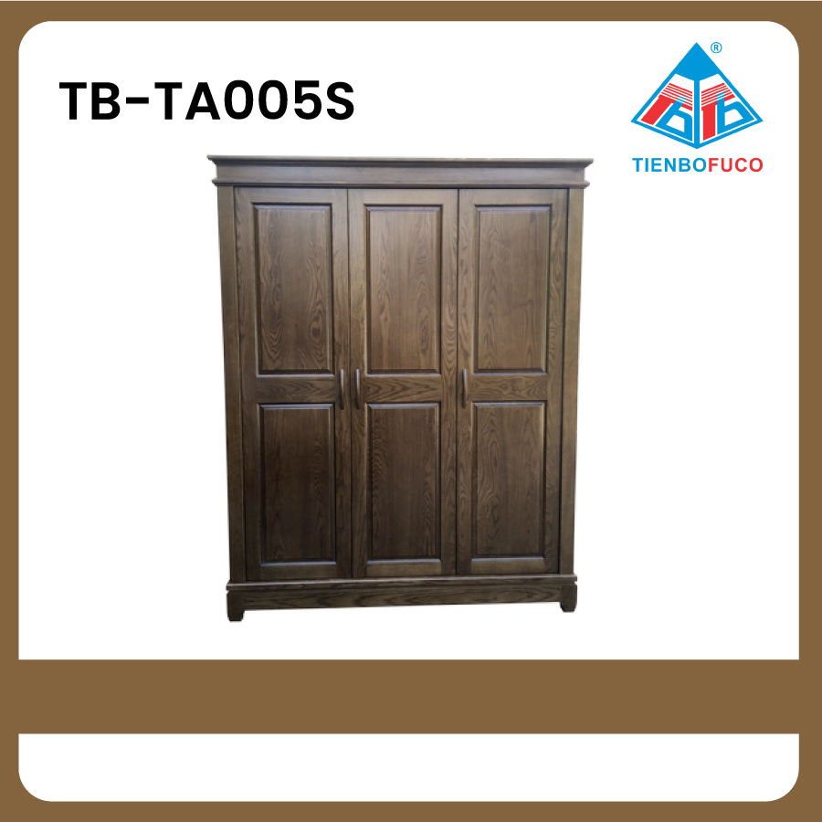 Tủ áo gỗ Sồi Nga TB-TA005S