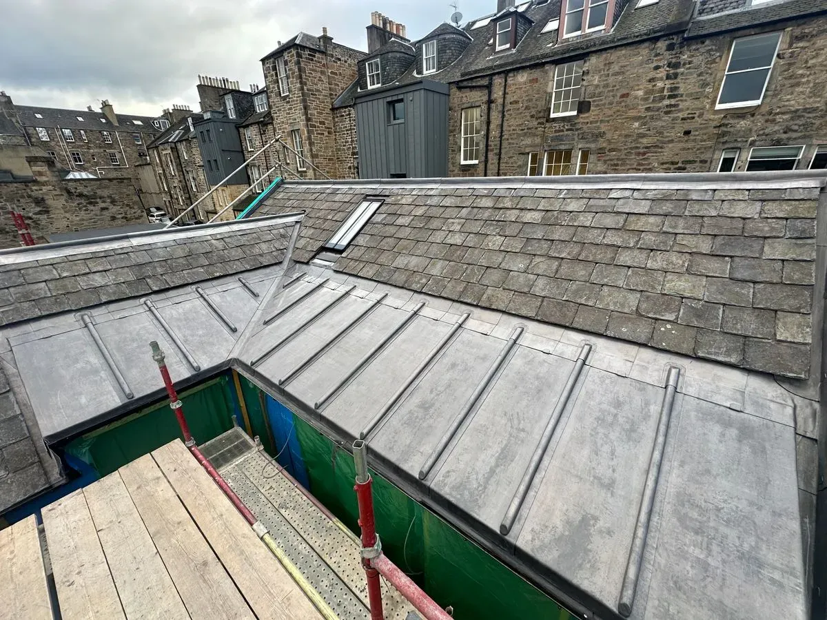 Metal roof installation image
