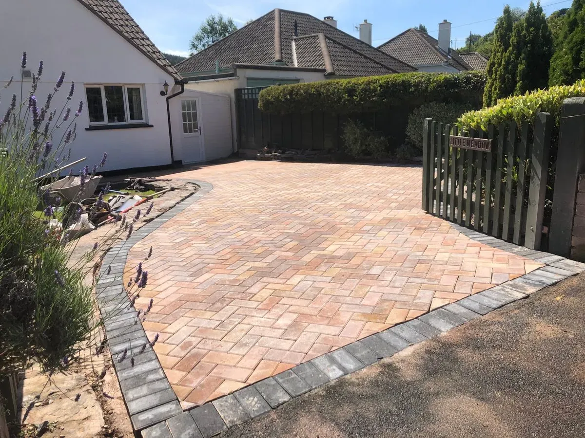 Block paving installation image