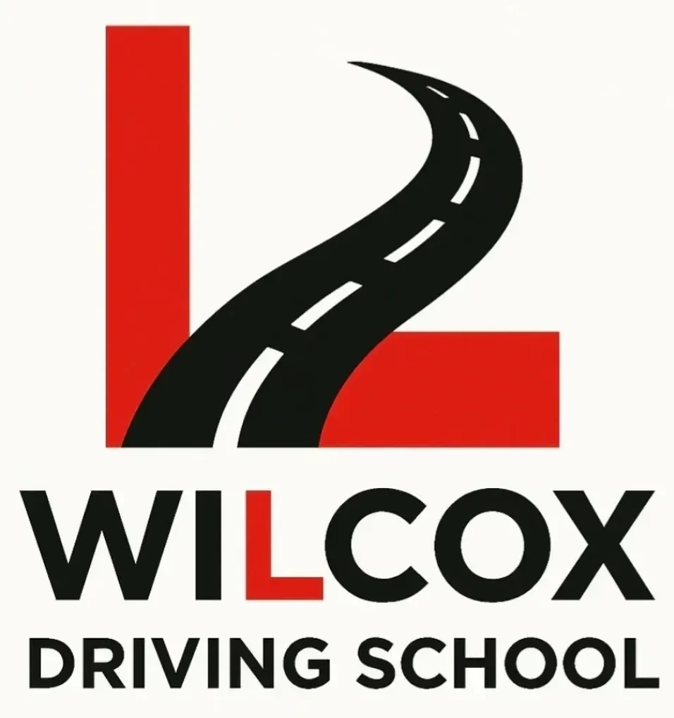 A WILCOX school of motoring  logo