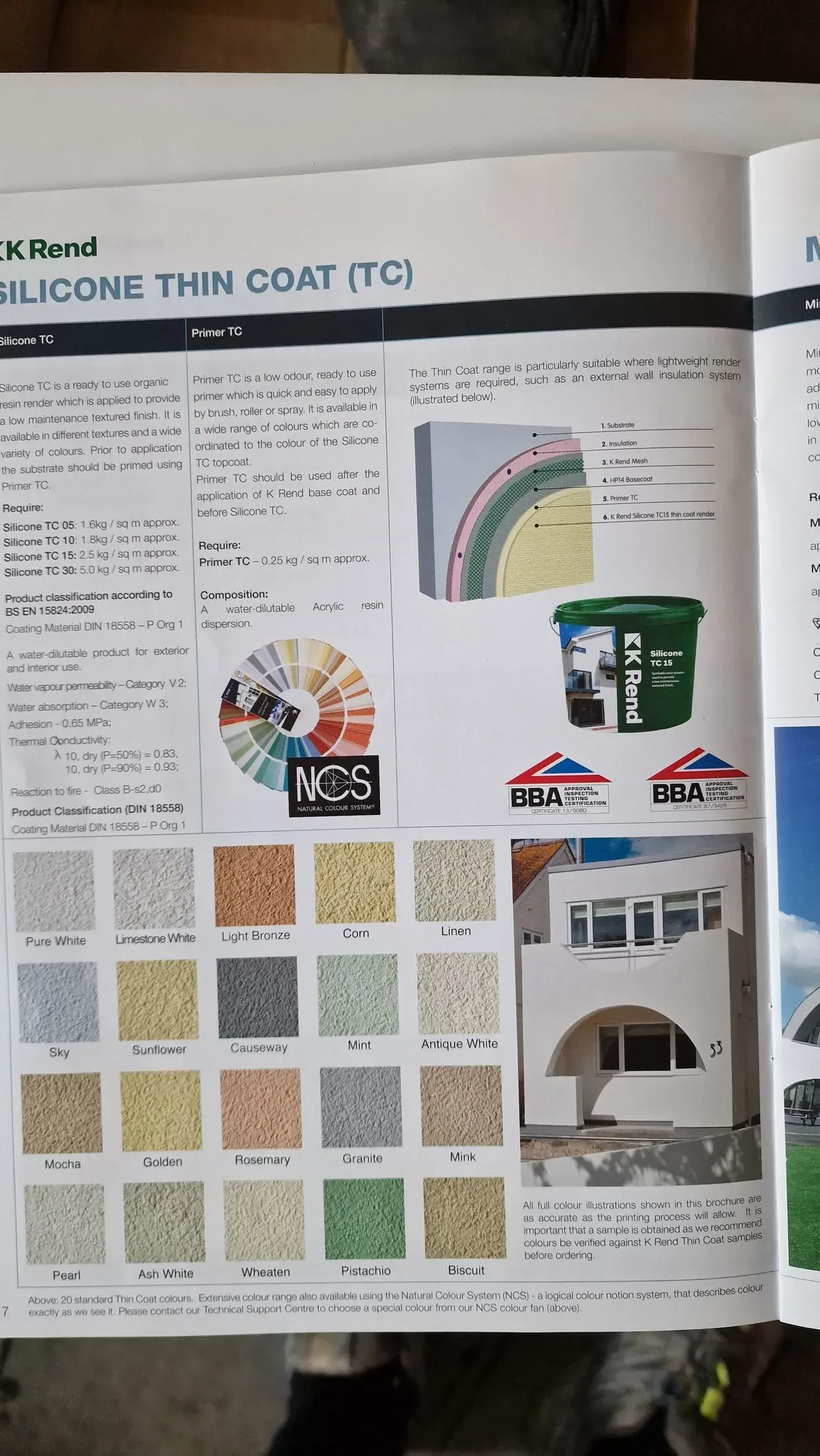 KREND modern render finishes silicone render Coloured render