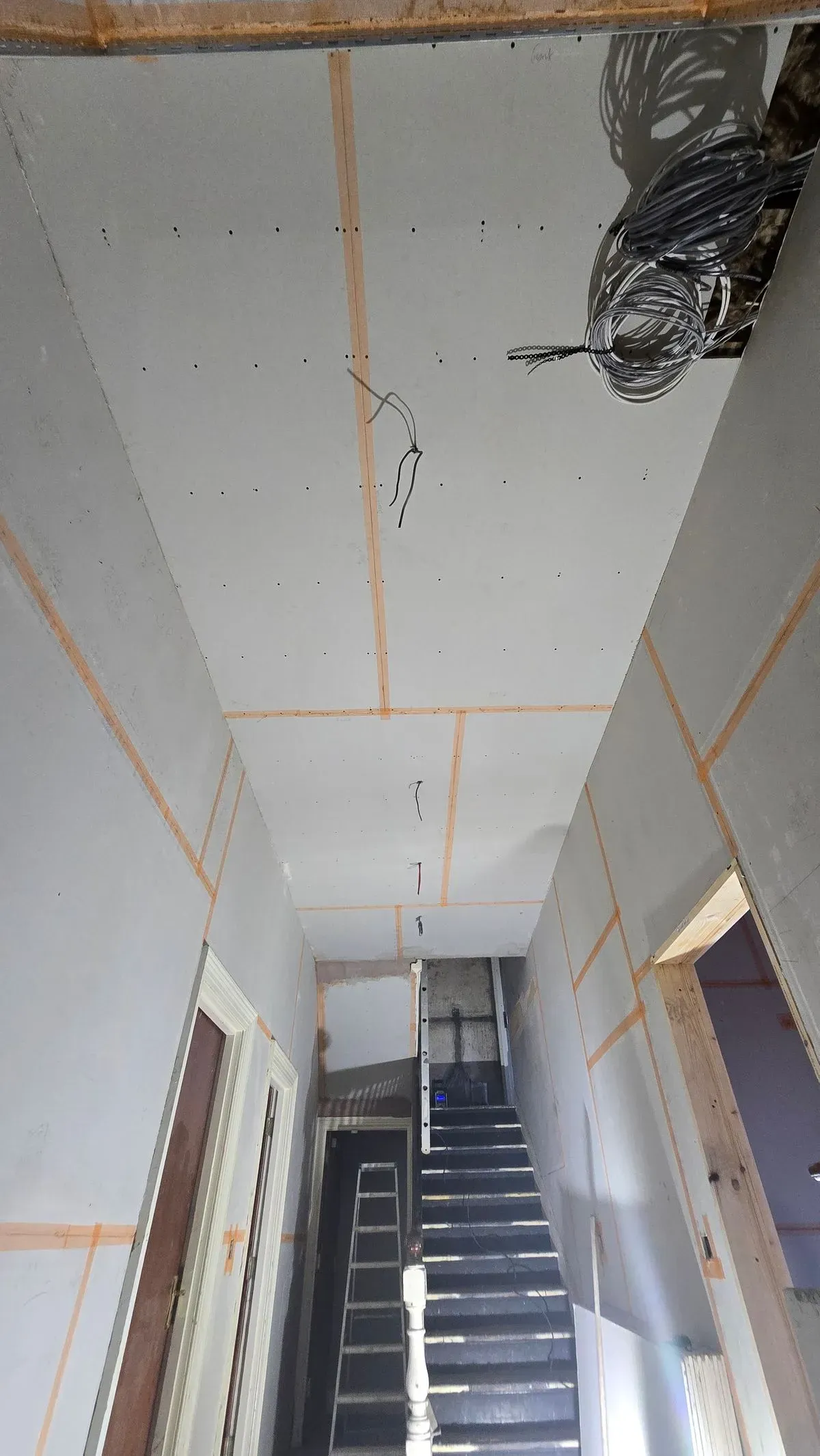 alt="Drywall dry lining  Installation plasterboard skrim and tape by JNS Plastering Services Bristol  BS6"  background image