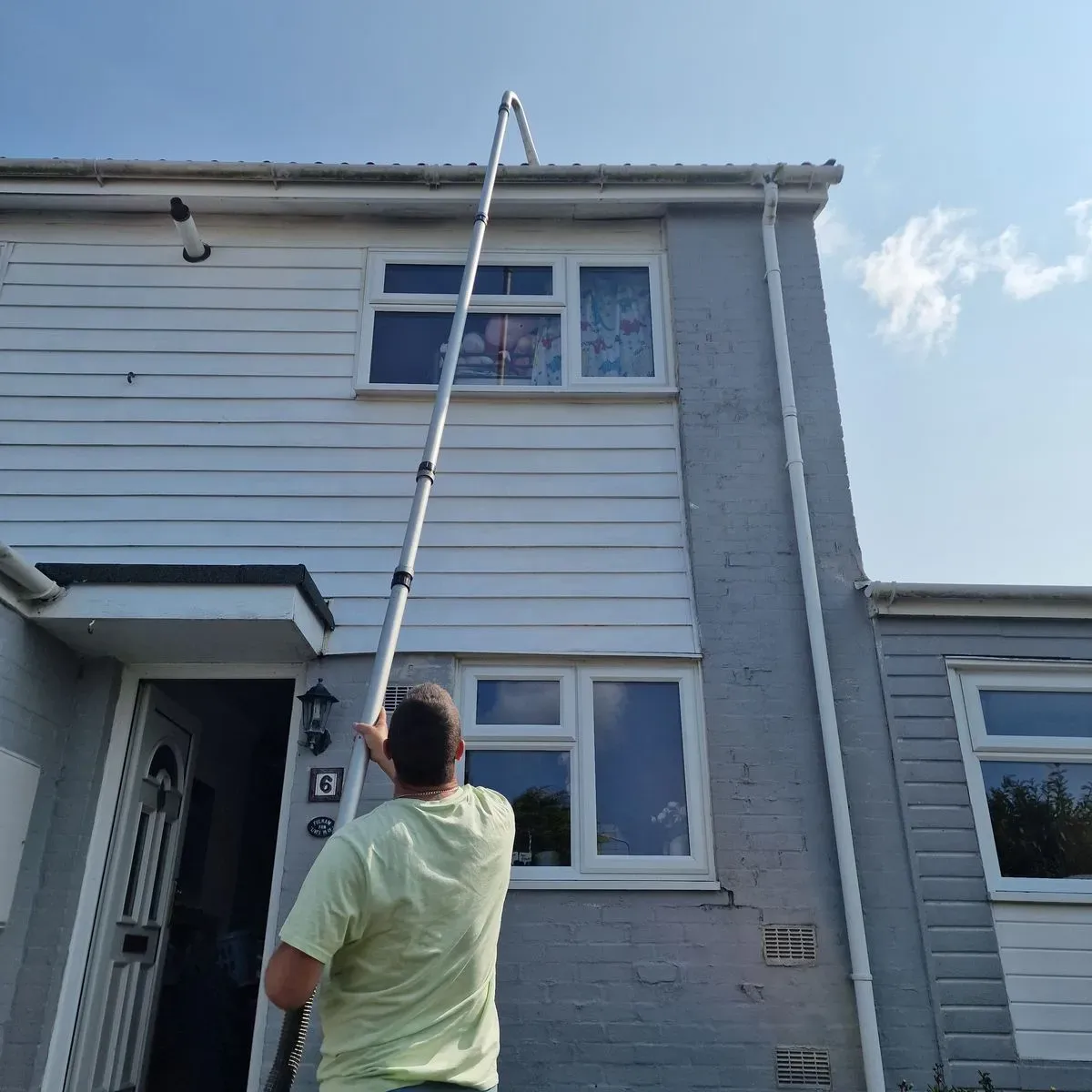 Window cleaning image background image