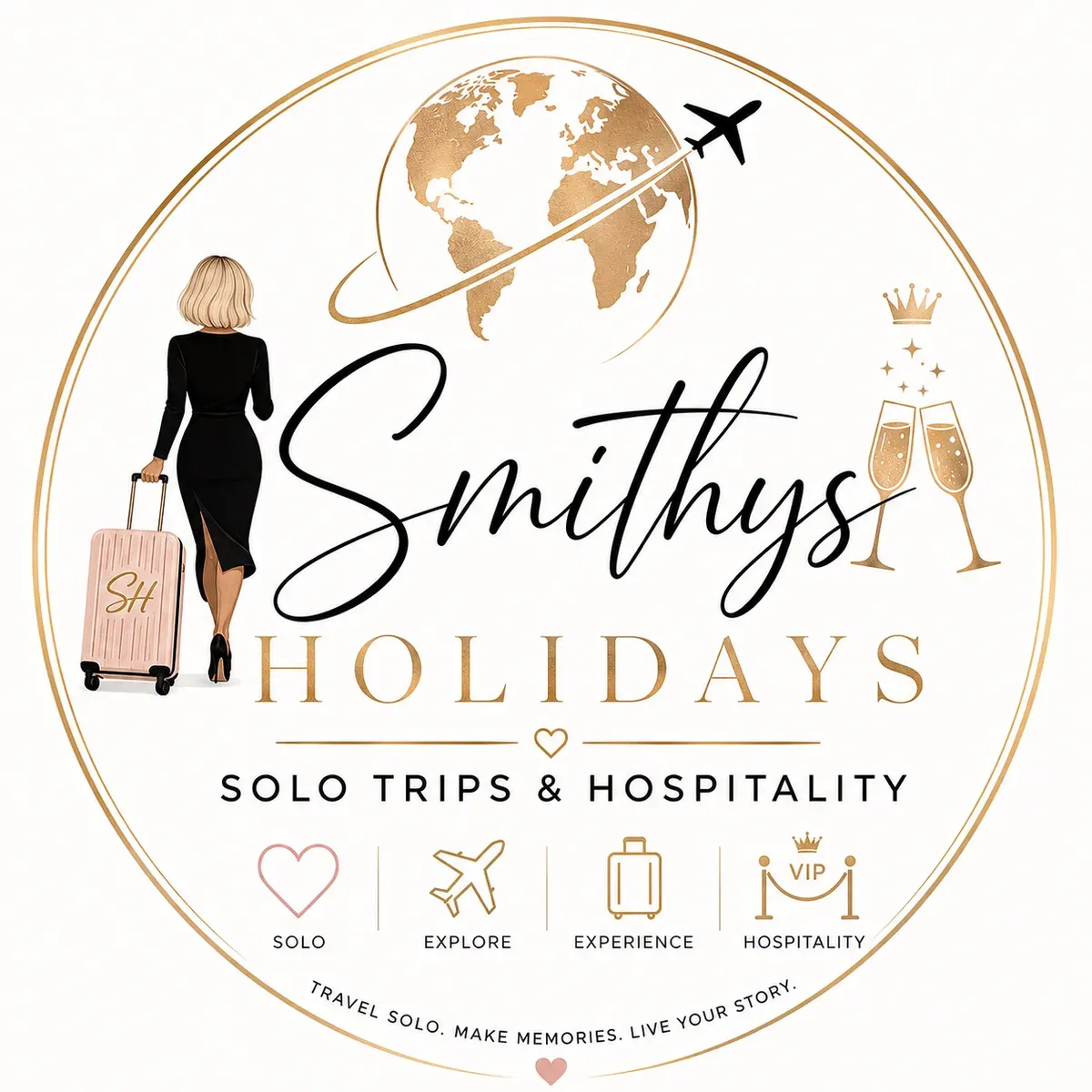 Smithys Holidays solo trips & hospitality  logo