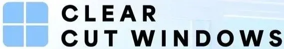 Clear Cut Windows  logo