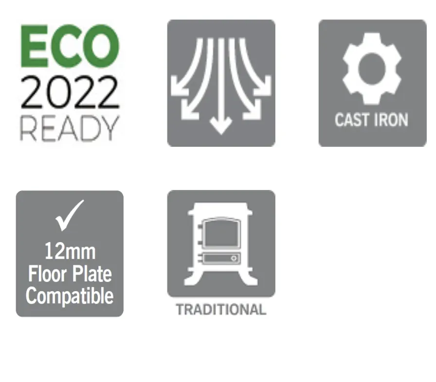 F2 Fires Vu 2 portraitstoves from Rugeley Fireplaces infographics 1