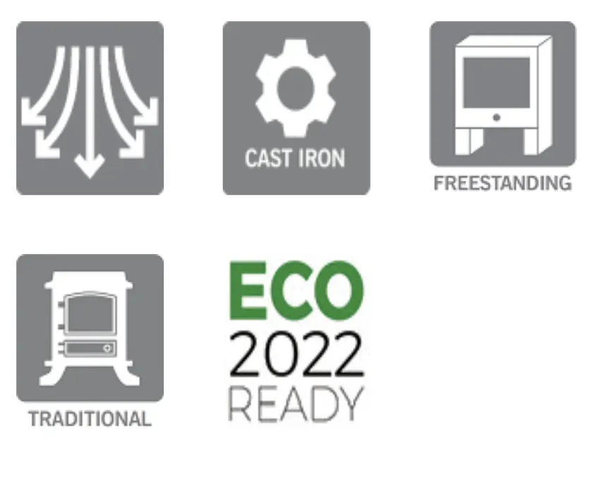 DeF2 Fires Vue Landscape stoves from Rugeley Fireplaces infographics 1