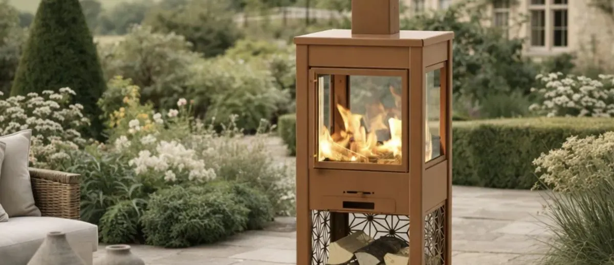 Pollenfire Hex firepit - HIVE Garden cube Stove - Rugeley Fireplaces Staffordshire