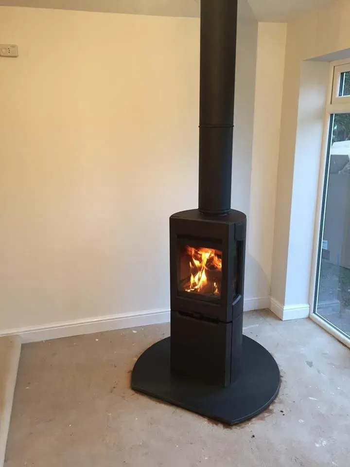 Fireplace installation image background image