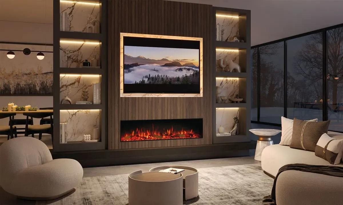 Electric Media fireplaces made to measure