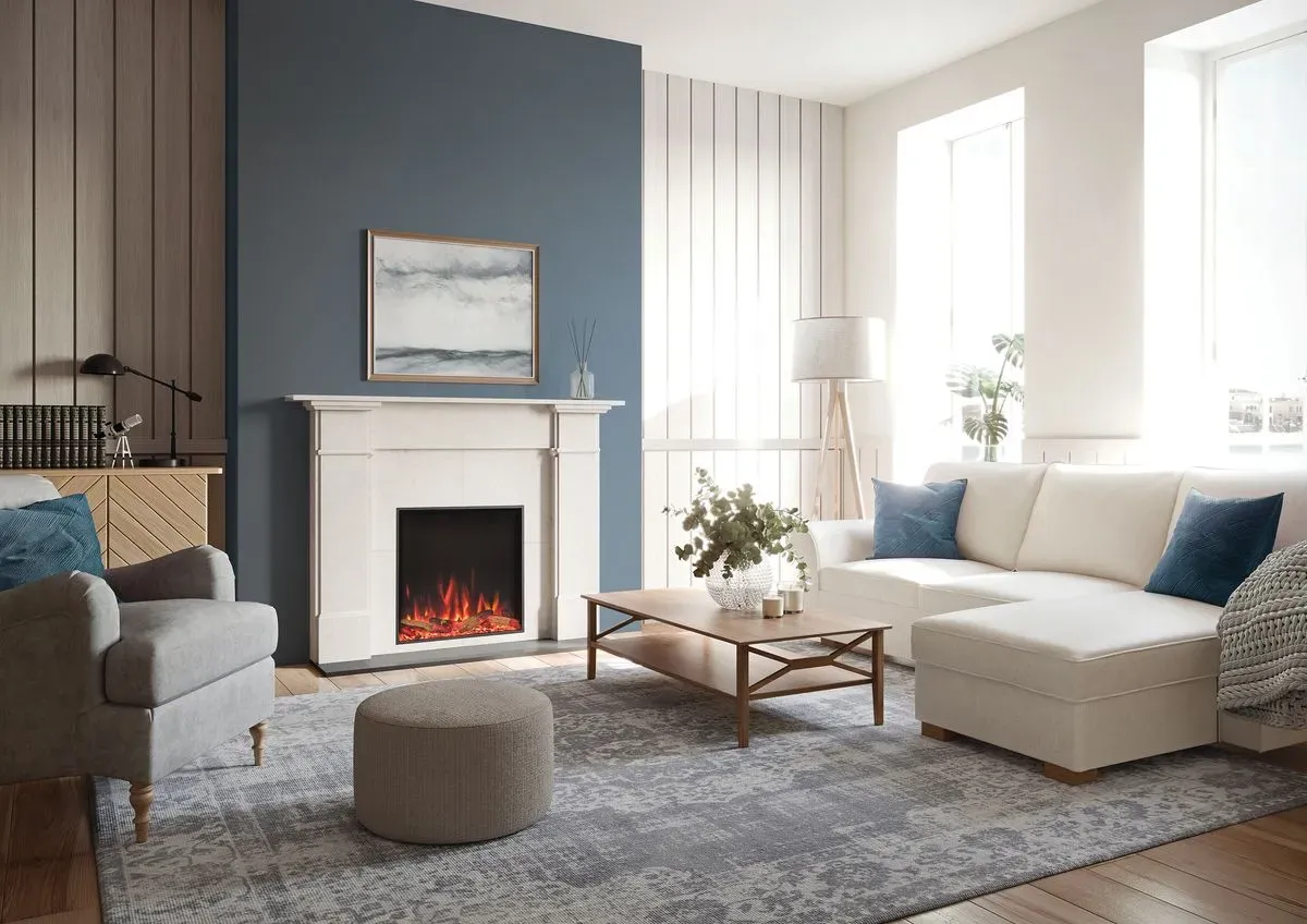 600mm electric fire brings classic elegance to a traditional fireplace