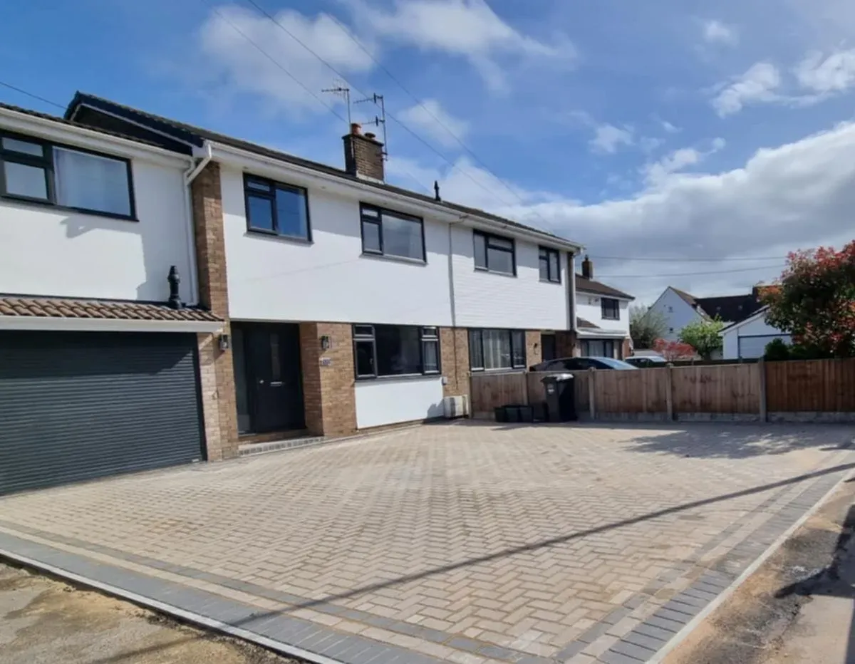 Block paving image background image