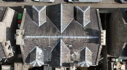 Roof inspection image background image