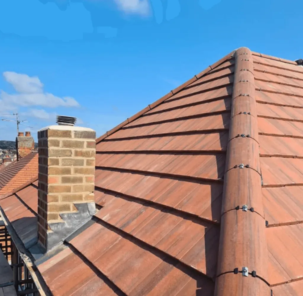 Roof inspection image background image