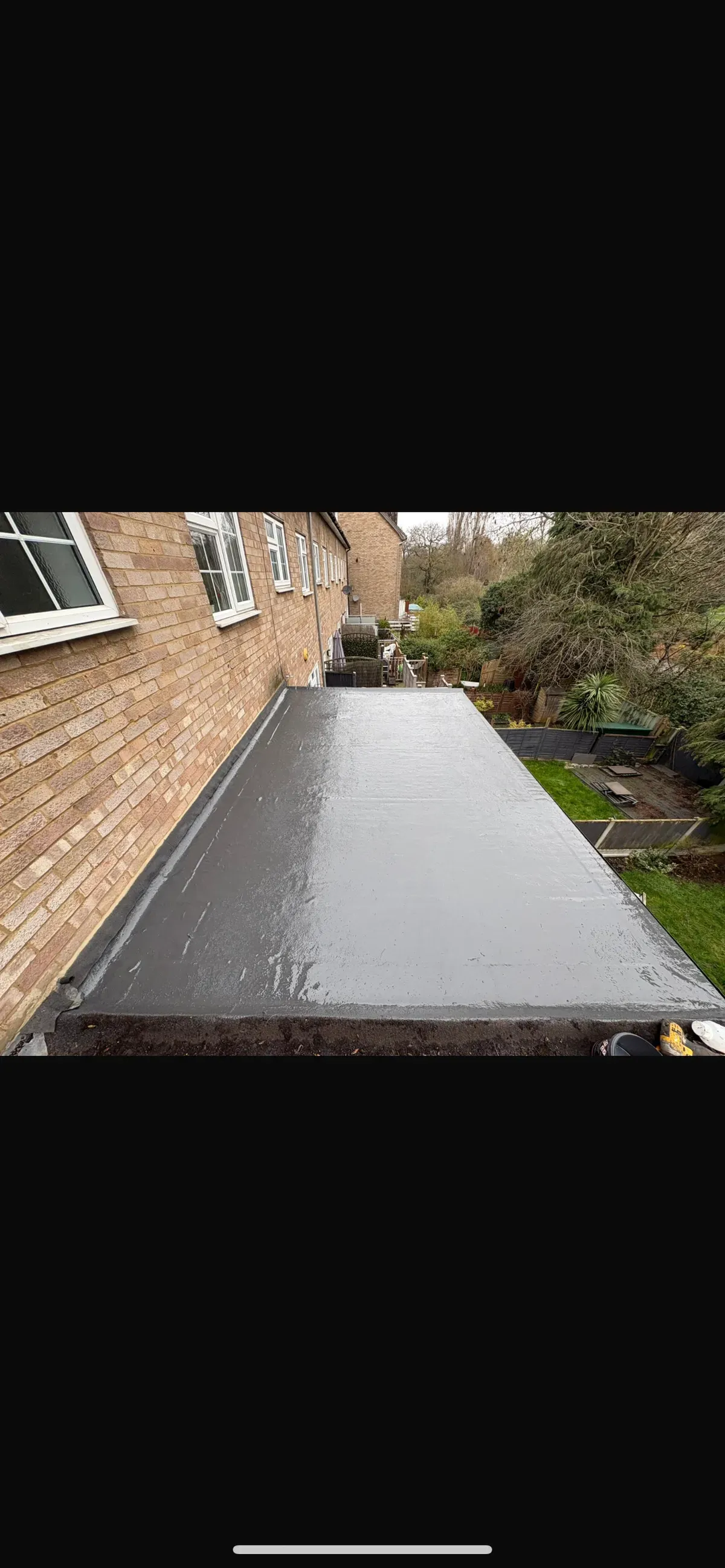 Flat roof repair image background image