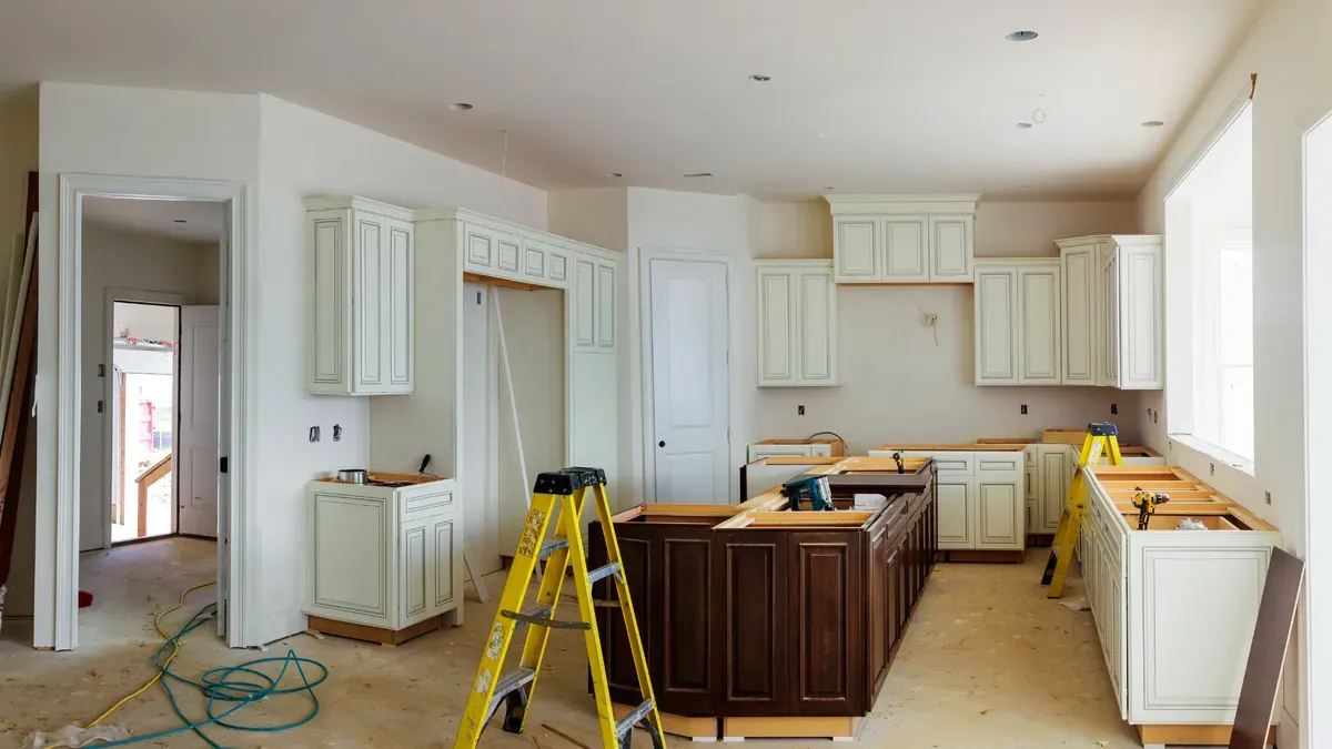 Decorative cornice installation in Dunmow