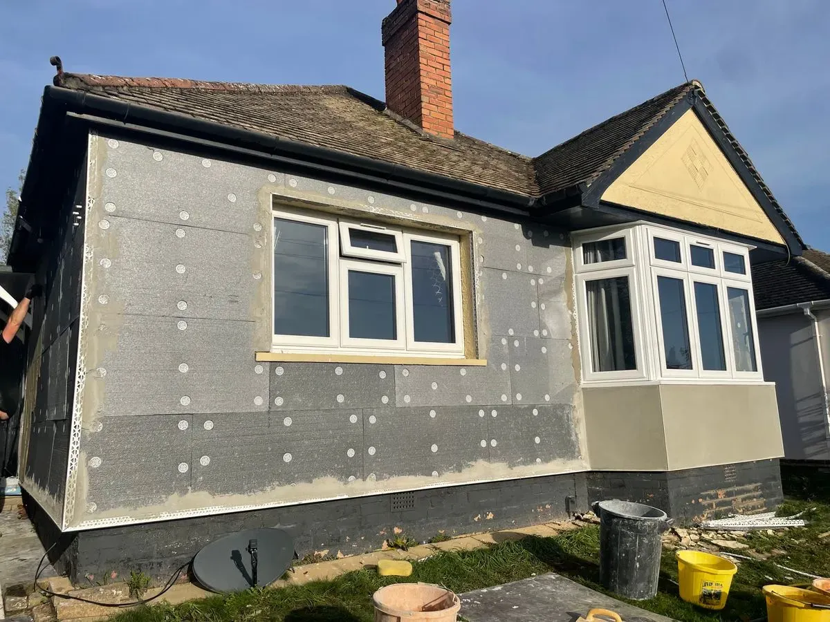Construction progress of a bespoke home in Dunmow