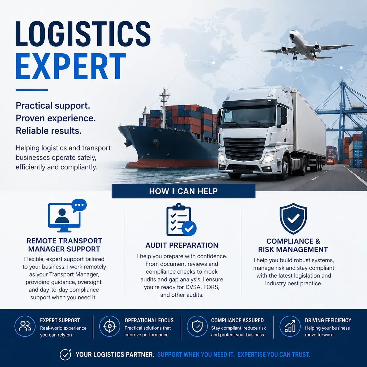 Logistics Expertise image background image