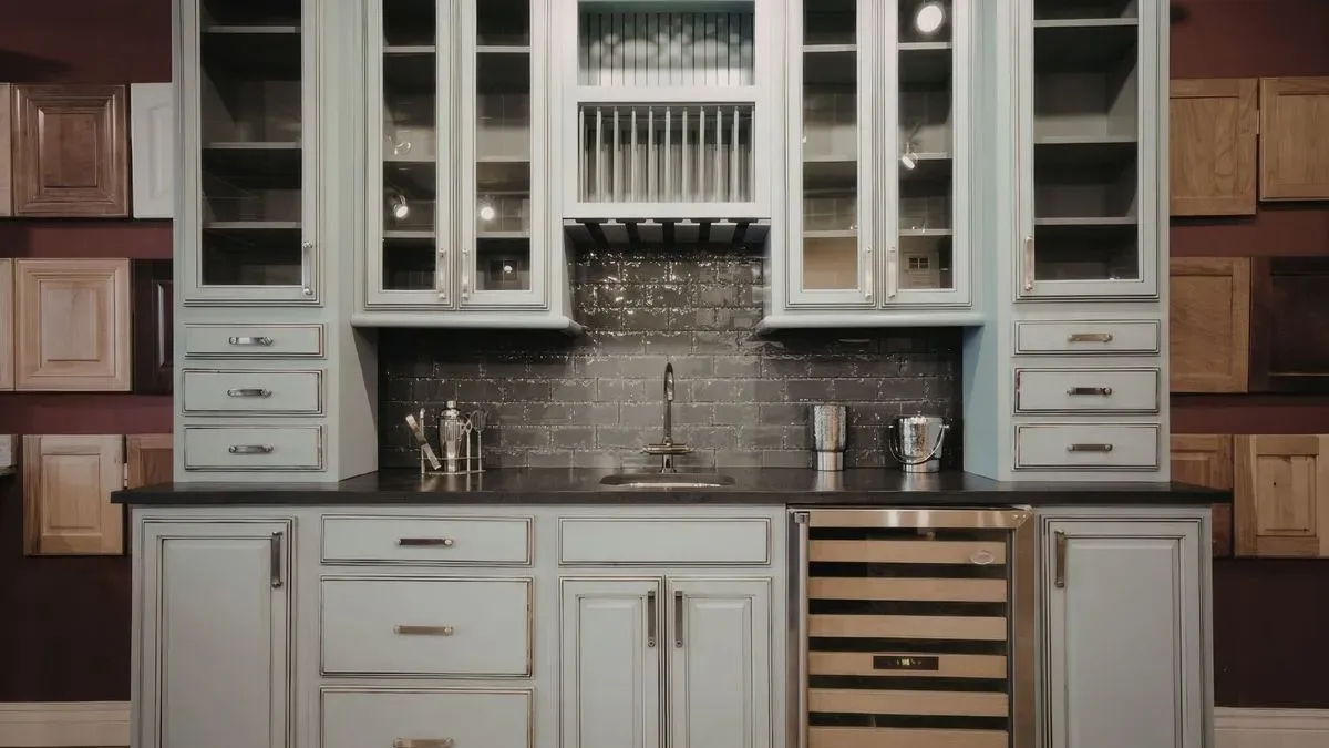 Modern kitchen wrap design showcased in a Bournemouth property