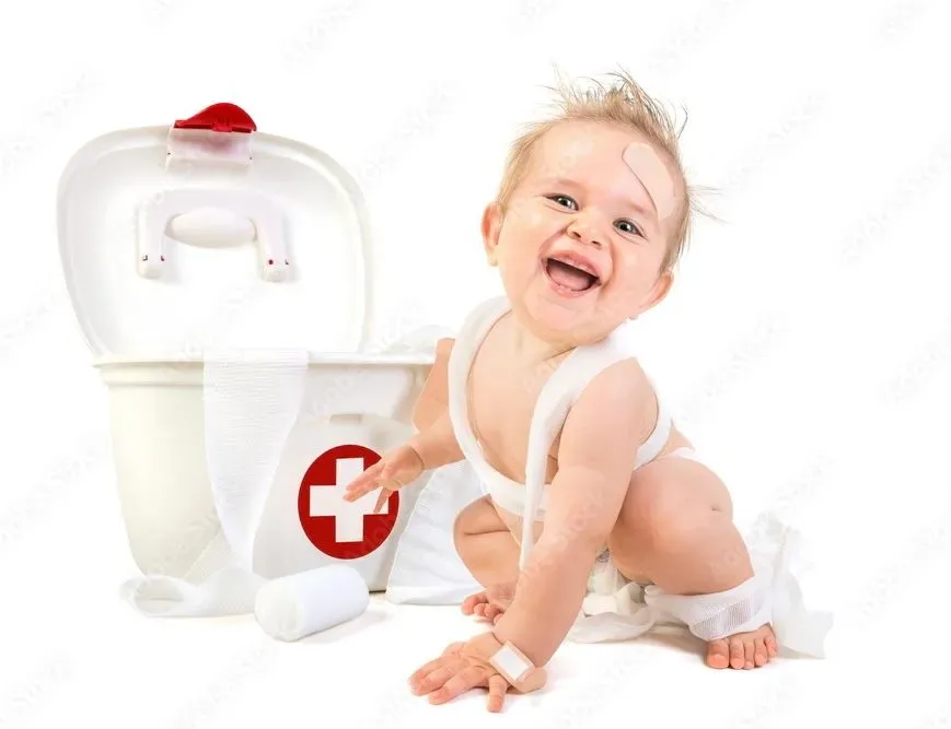 Paediatric first aid training image background image