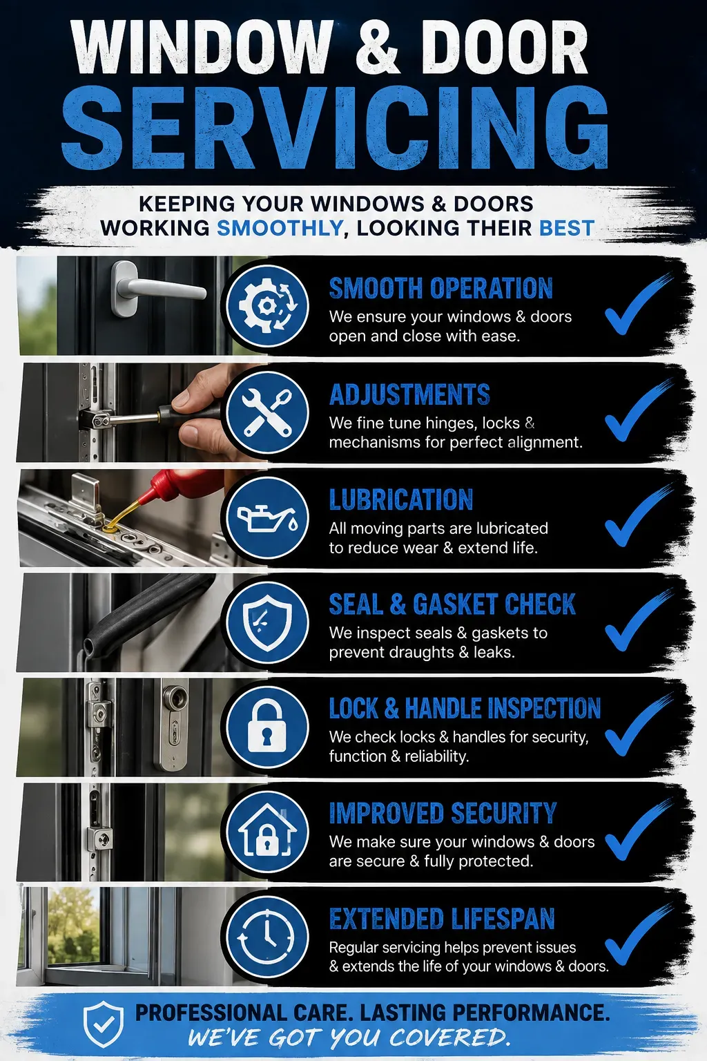 Window and Door Servicing