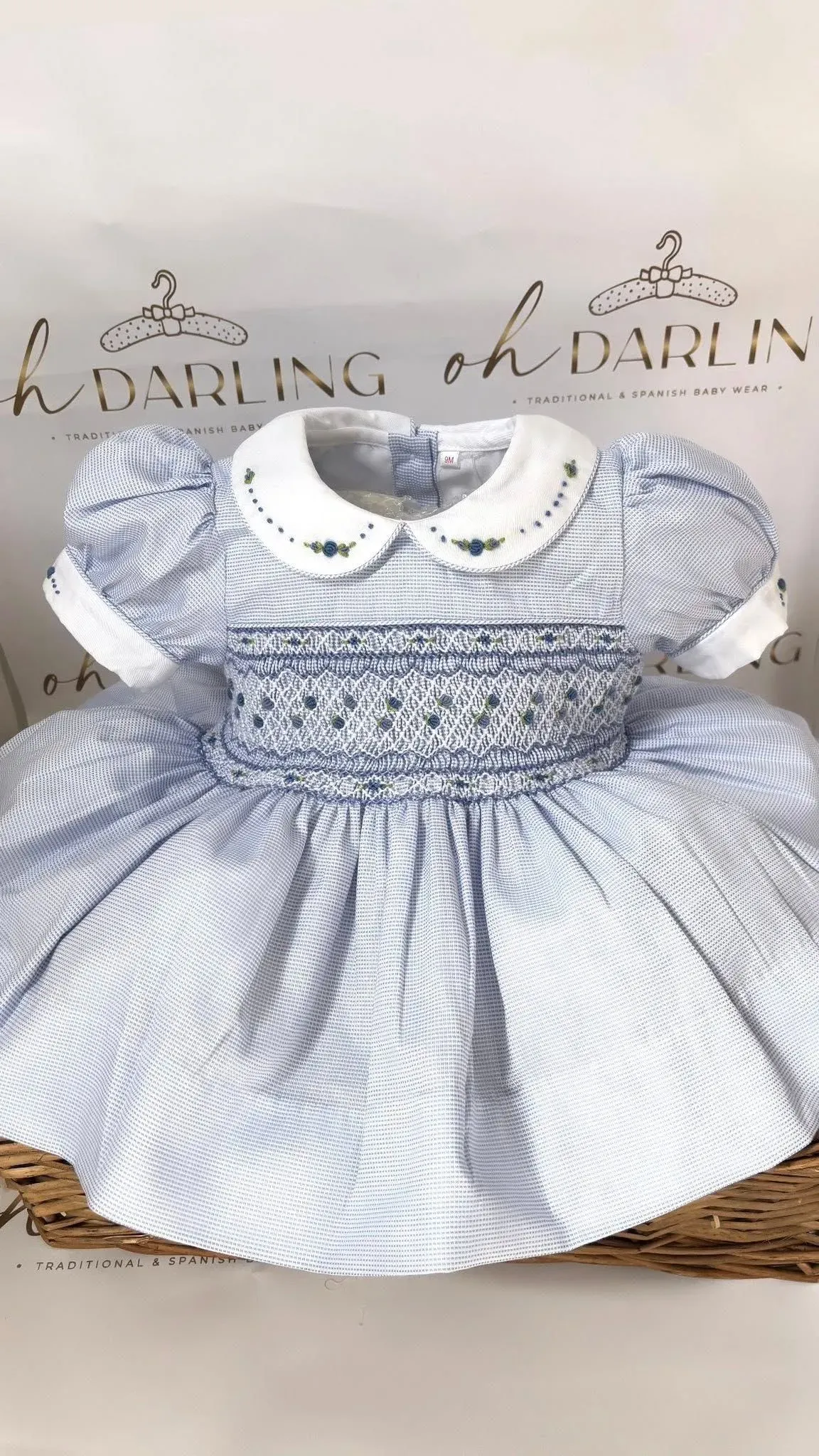 BLUE SMOCKED DRESS thumbnail image