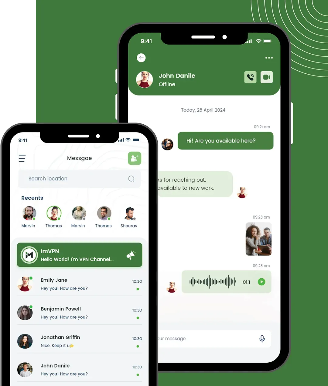 IP address masking image background image