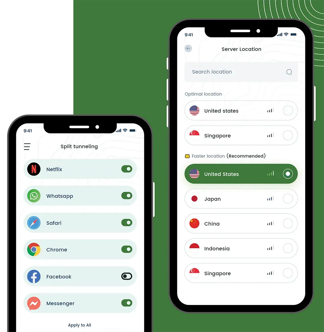 Access to geo-restricted content image background image