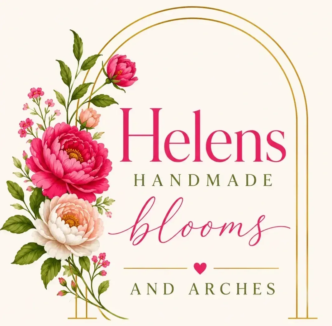 Helen’s Handmade Blooms and Arches logo