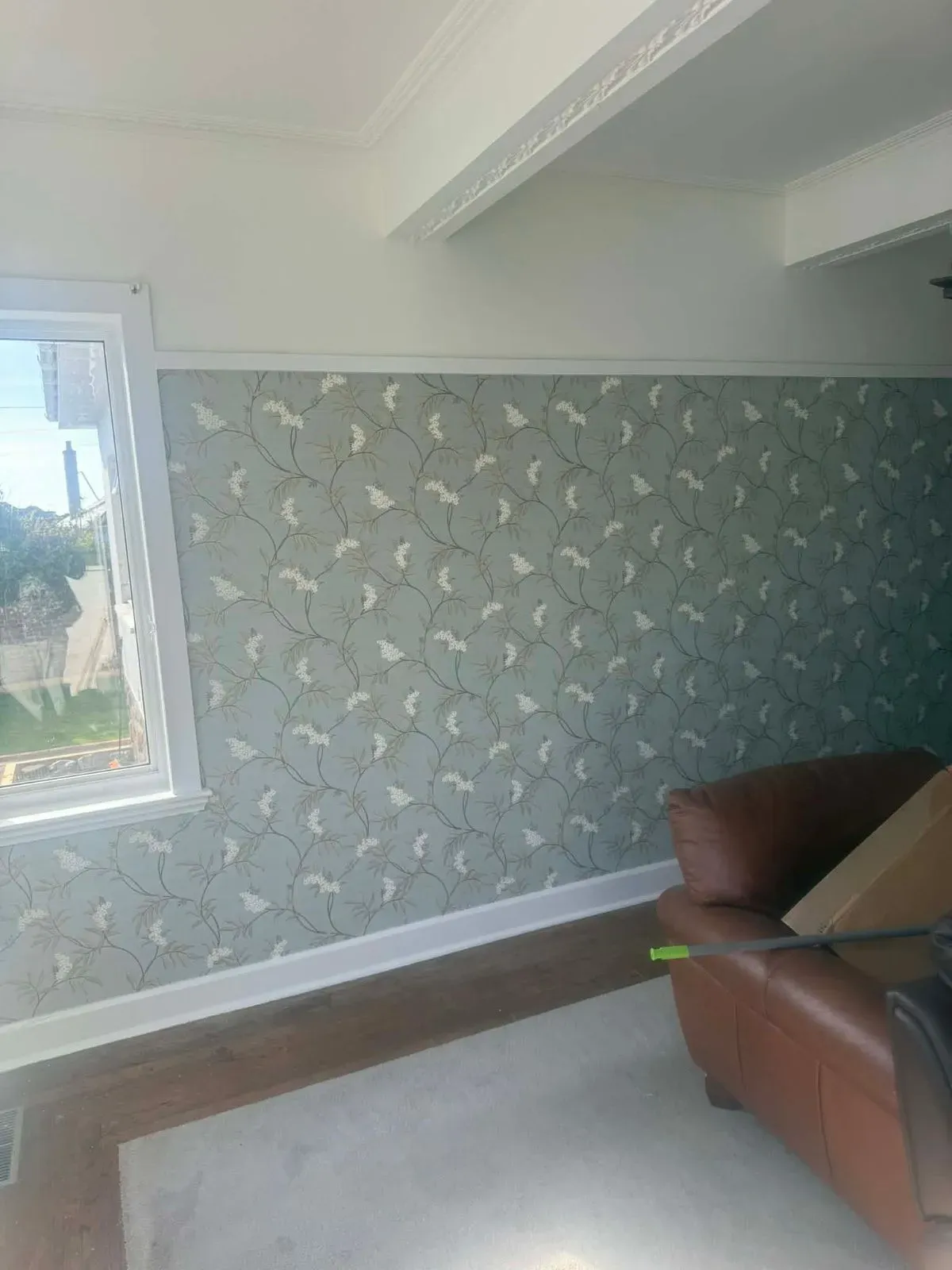 Wallpapering image background image